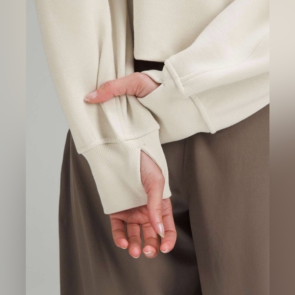 Lululemon Scuba Oversized Hoodie in Bone - Picture 5 of 10